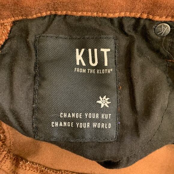 Kut From The Kloth Jeans Womens 4 Brown High Rise Mia Fab Ab Toothpick Skinny - Picture 11 of 15